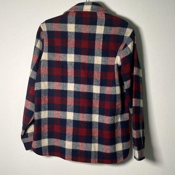 Vintage Eddie Bauer Wool Flannel Button Down Shirt - Picture 5 of 6